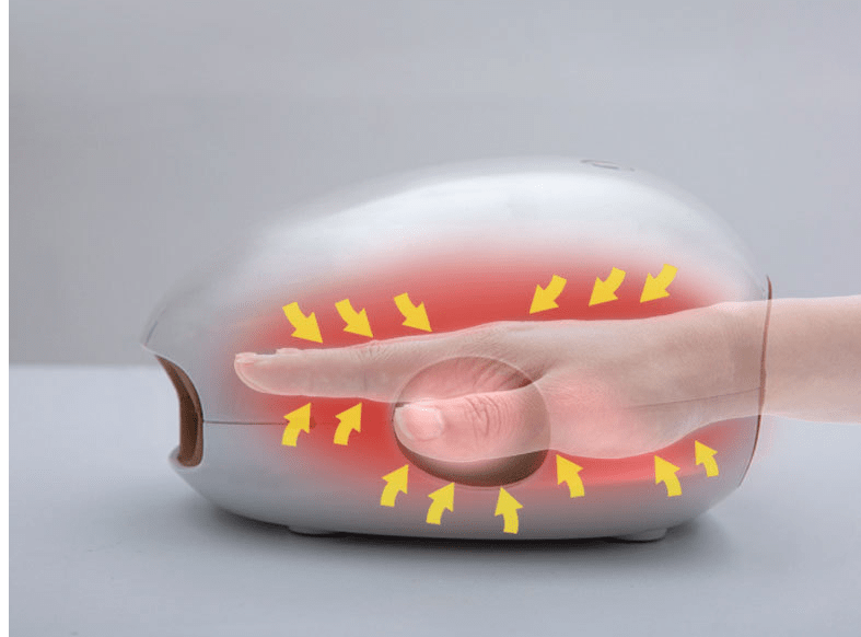"Heated Compression and Kneading Electric Hand Massager with Airbag Technology"