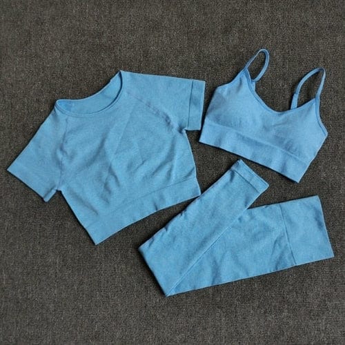 Yoga Set Workout Seamless Women's Sportswear Gym Clothing Sports Suits