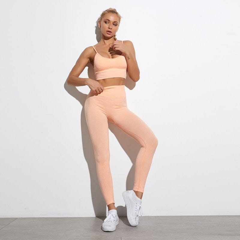 Yoga Set Workout Seamless Women's Sportswear Gym Clothing Sports Suits