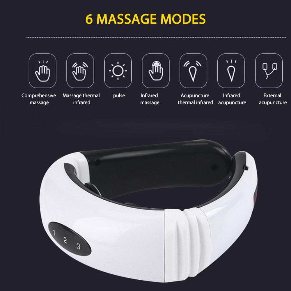 "Fashion and Smart Appearance with Aptoco Electric Neck Massager Pulse Back and Neck Massager Far Infrared Heating" - Comfortable Neck and Body Massager online | Shop Now!