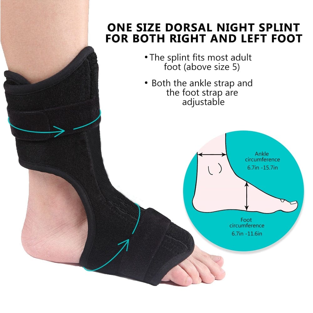 "Find Relief with Adjustable Foot Stabilizer Support and Massage Ball - Perfect for Plantar Fasciitis and More!" - Comfortable Neck and Body Massager online | Shop Now!