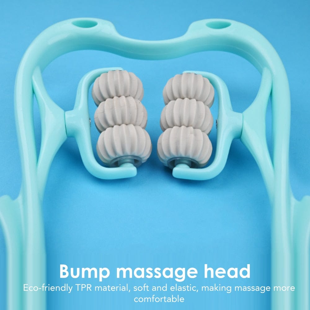 Image of a manual neck massage roller device