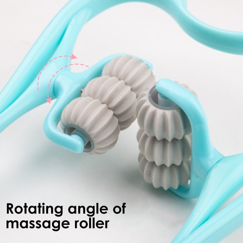 Image of a hand-operated neck massage tool