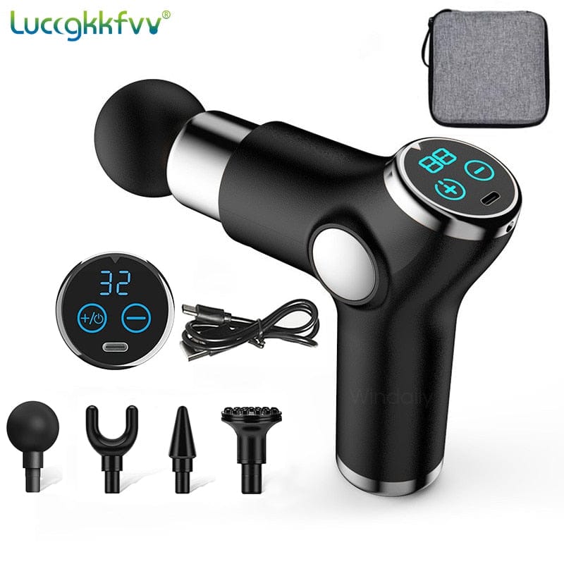"Massage Gun - Good For Your Pain Relief Body And Neck Vibrator Fitness - Now Available"" - Comfortable Neck and Body Massager online | Shop Now!