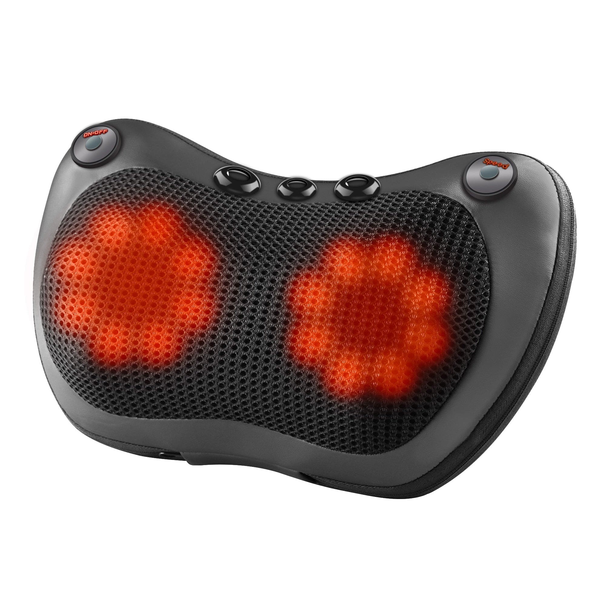 "Multifunctional Electric Massage Pillow Cushion for Head, Neck, Back, Waist, and Body - Ideal for Car and Home Use" - Comfortable Neck and Body Massager online | Shop Now!