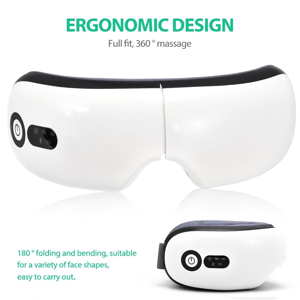 "Revitalize Your Eyes with Support Bluetooth Smart Airbag Vibration Eye Massager - Relax and Soothe Eye Strain and Fatigue Today!" - Comfortable Neck and Body Massager online | Shop Now!