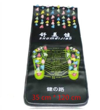 "Revitalizing Cobblestone Road Foot Massager Pad for Soothing Foot Relief"