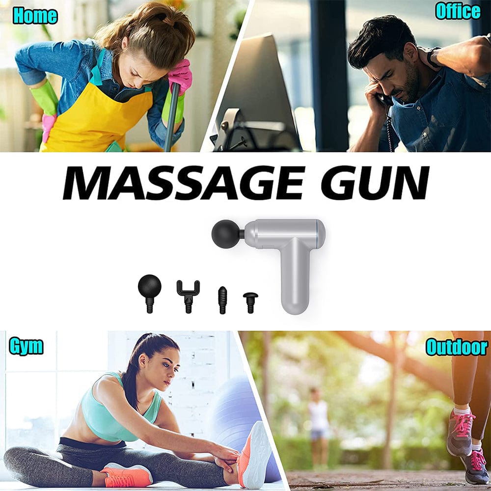 Electric Massage Gun for Holiday Gifts, Hand Held Massager for Muscle