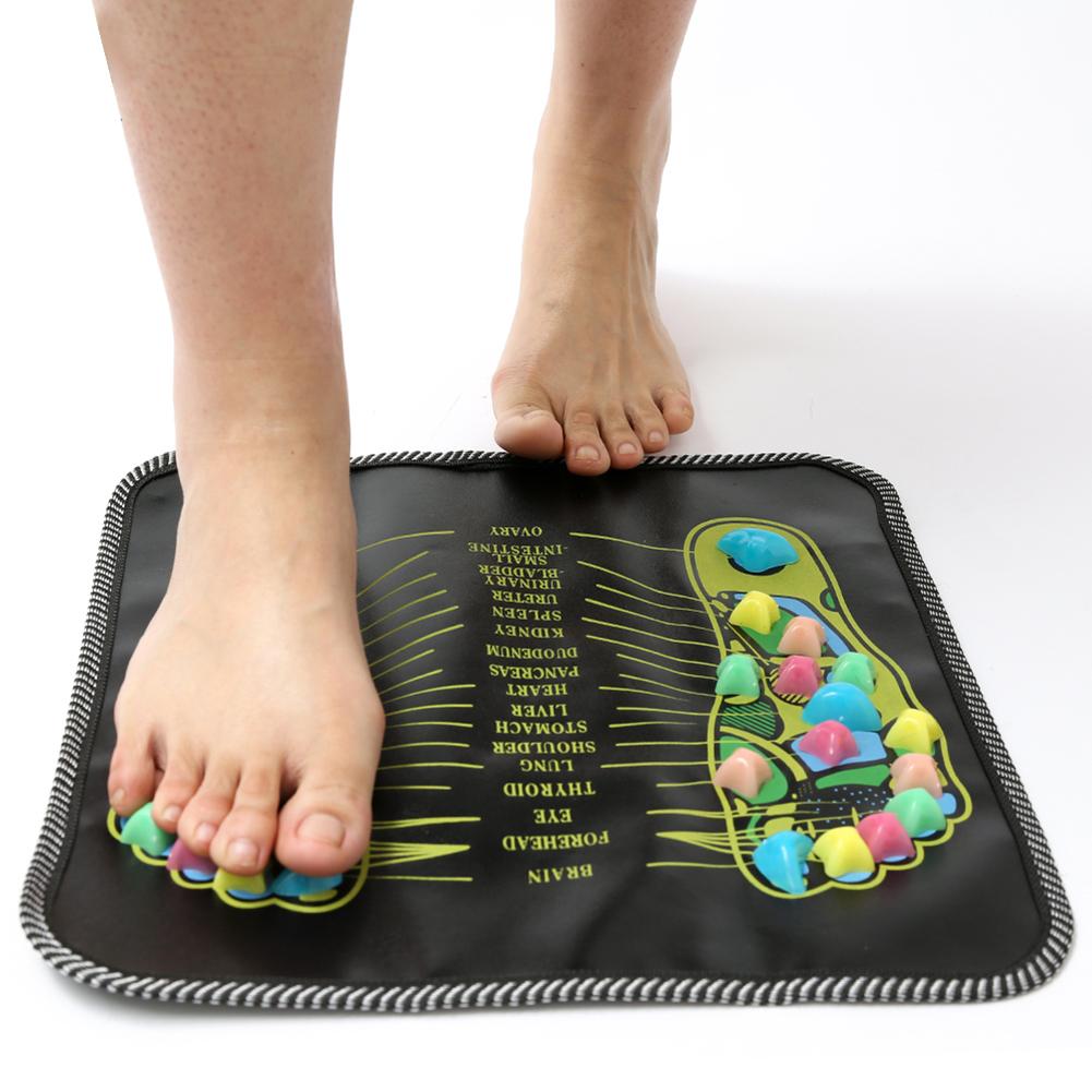 "Revitalizing Cobblestone Road Foot Massager Pad for Soothing Foot Relief"