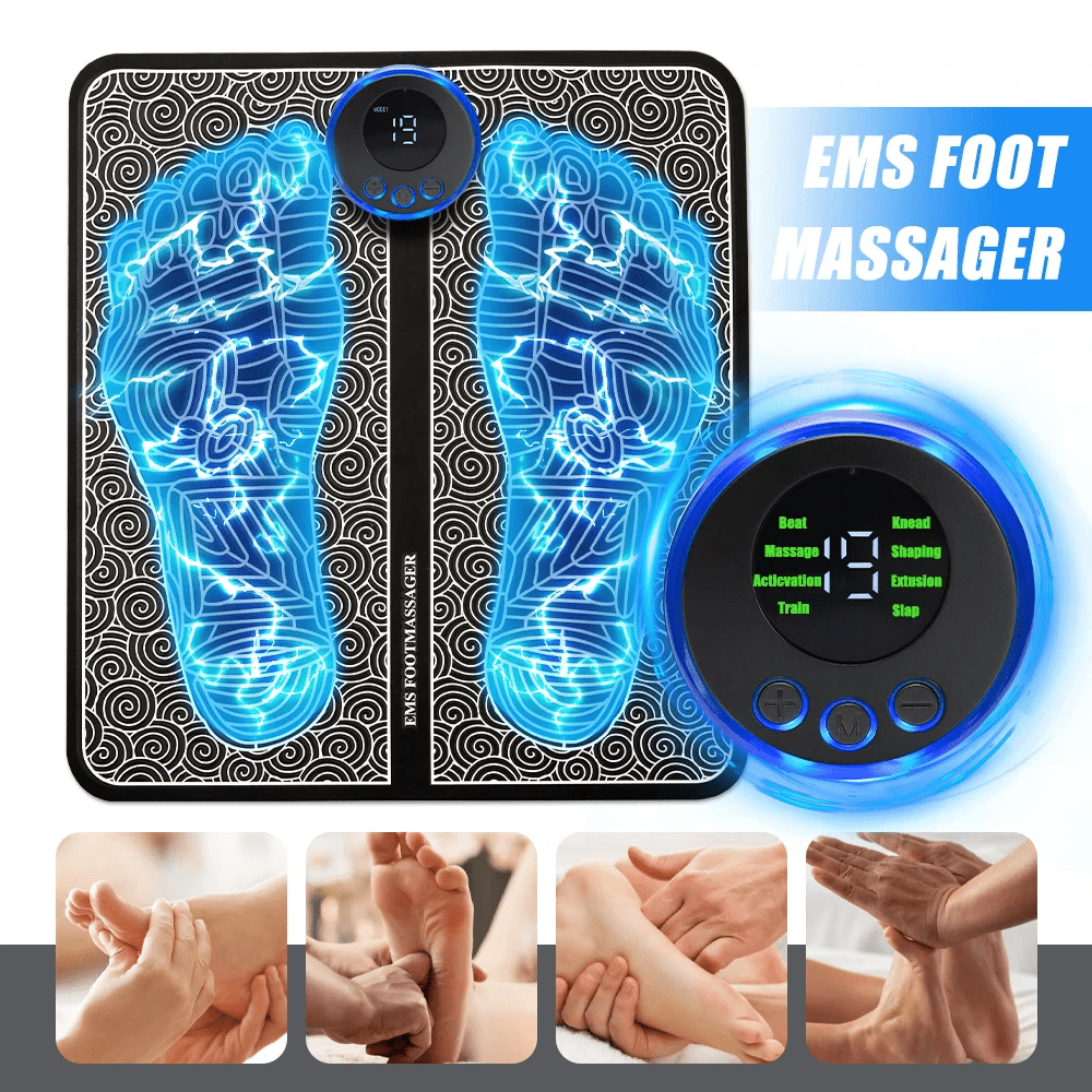 EMS Foot Massager Leg Electric Deep Reshaping Kneading Muscle Pain