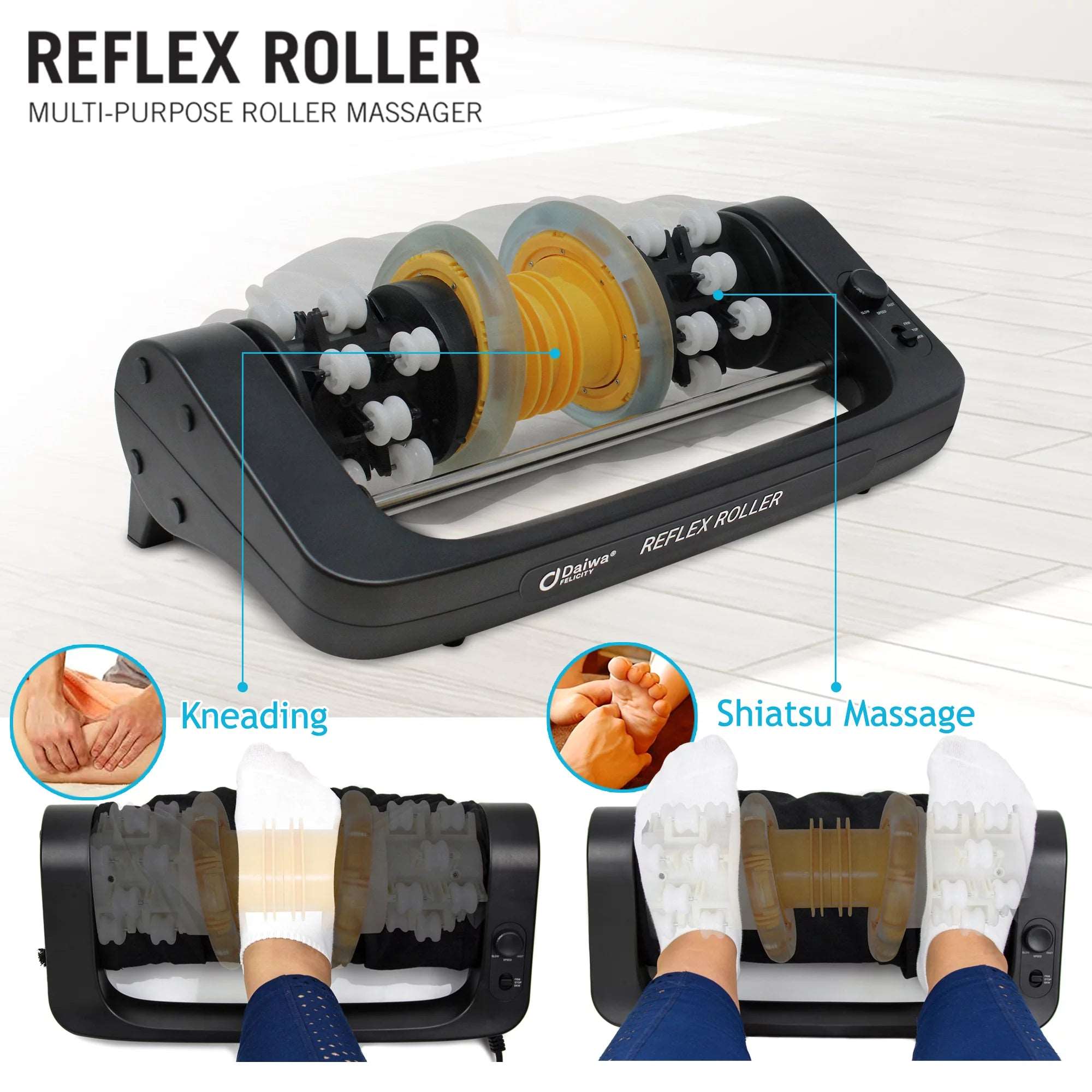 Electric Foot Massager / Reflex Roller