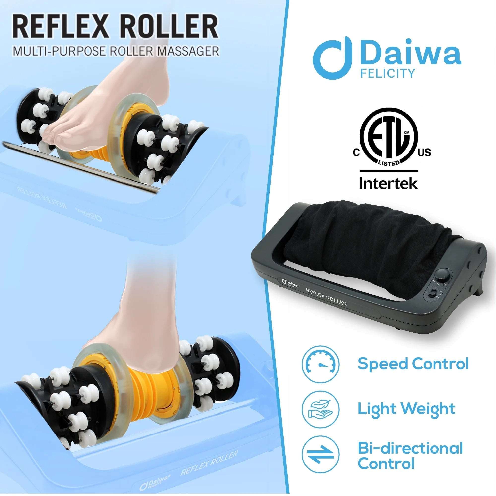 Electric Foot Massager / Reflex Roller