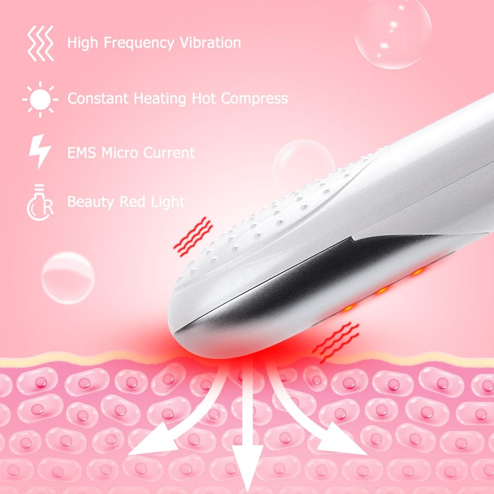 Electric Eye Massager Anti Wrinkle USB Rechargeable 4-in-1 Eye Massage