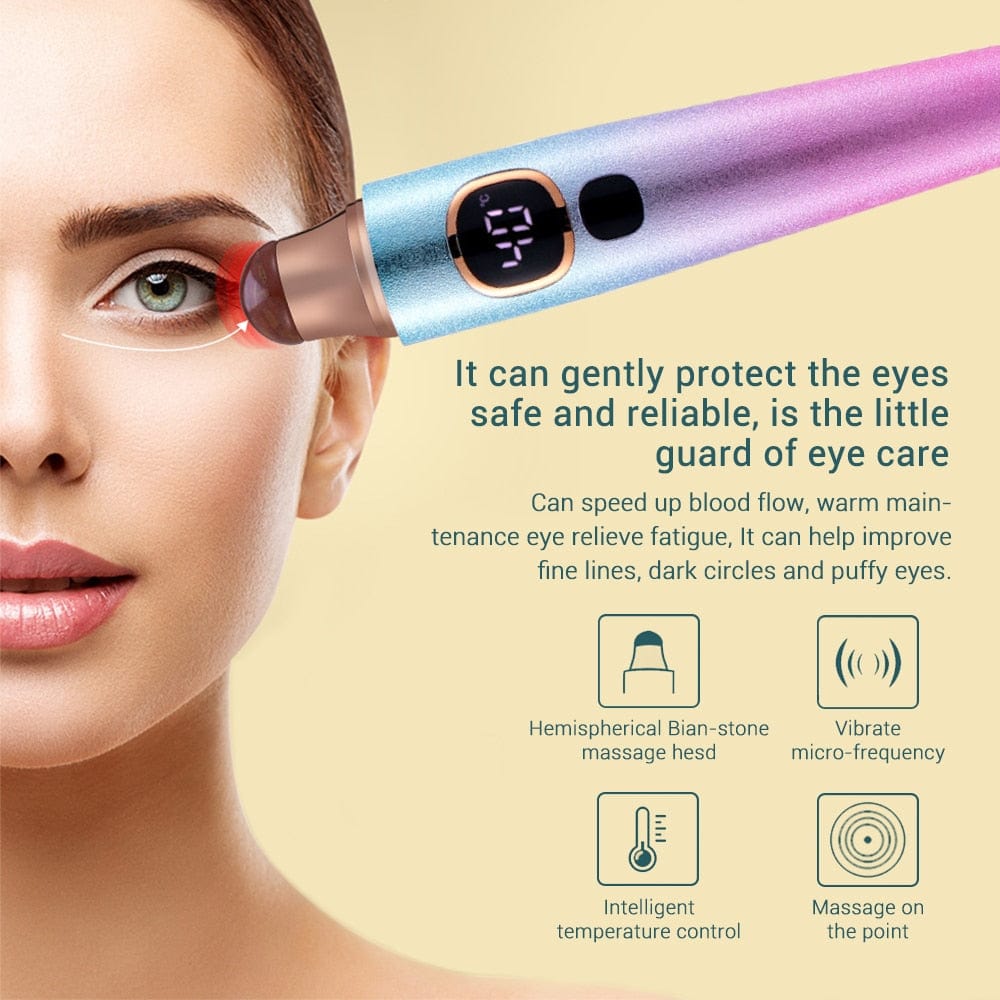 Eye Massager Portable Heating & Cooling Vibration Eye Care Device