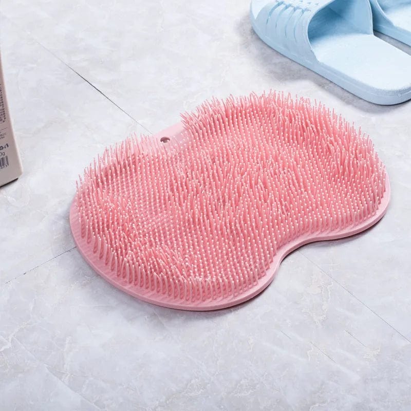 Exfoliating Shower Massage Brush Bathroom Anti-skid Mat Silicone Foot Brush Lazy Man's Magic Tool for Rubbing Bath Bathing Tools