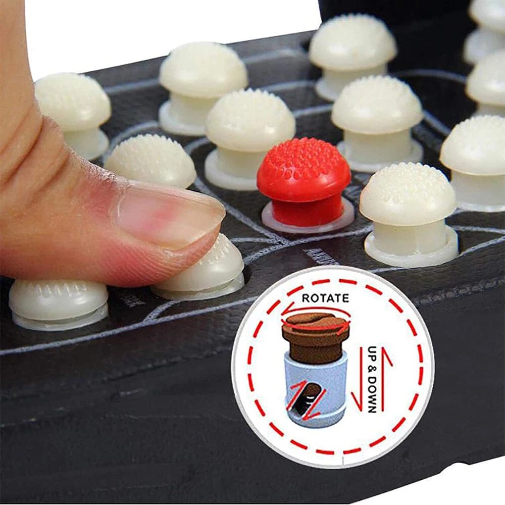 Acupressure Massage Slippers, Foot Massager for Feet Care Reflexology Sandals Sore Plantar Fasciitis Arch Neuropathy Pain Relief