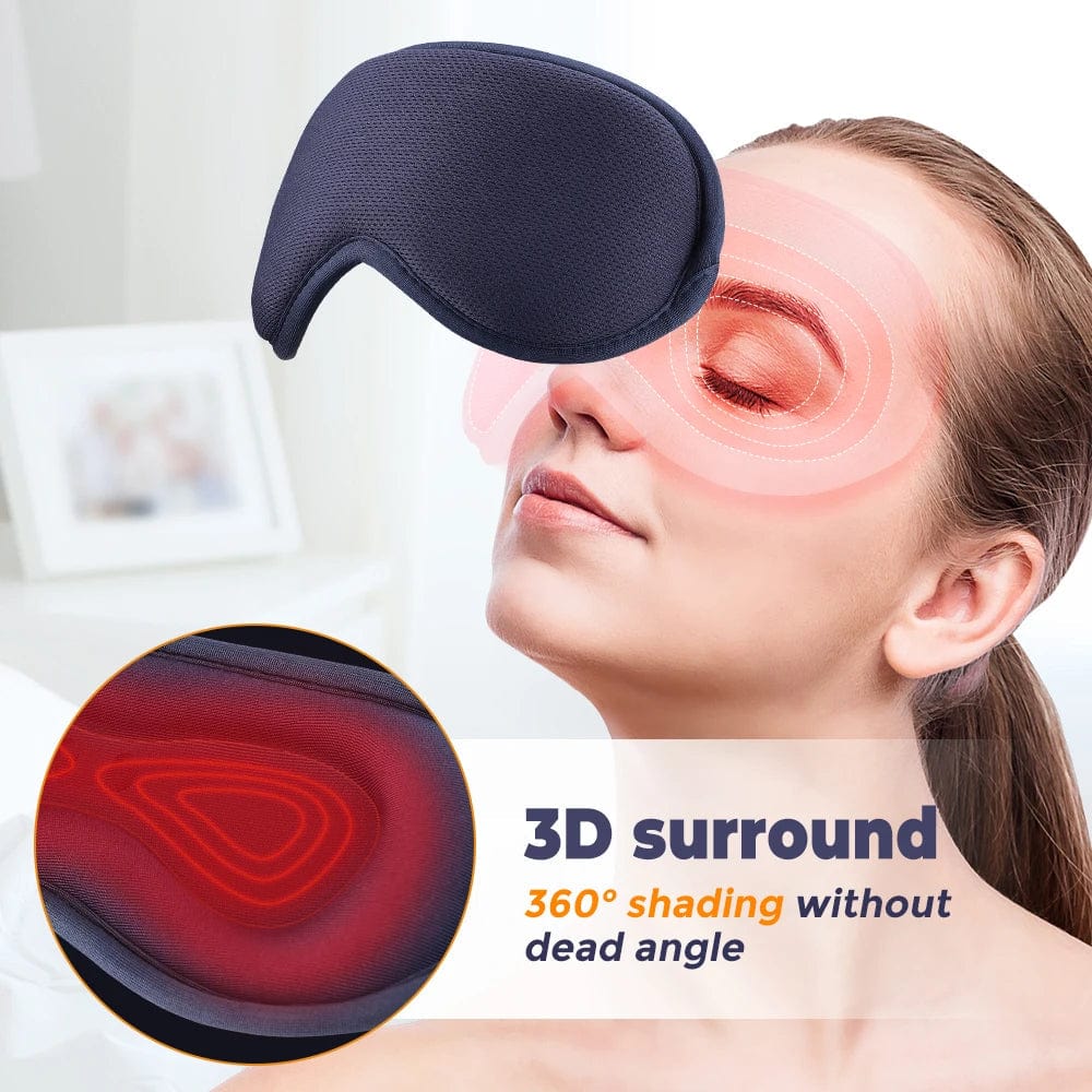 Electric 3D Eye Mask Hot Compress Massage Smart Timing Eye Massager