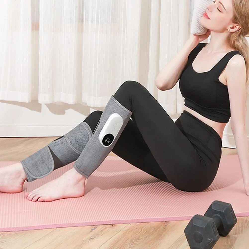 Electric Leg Massager with Heat Compression Calf Air Muscle Legs