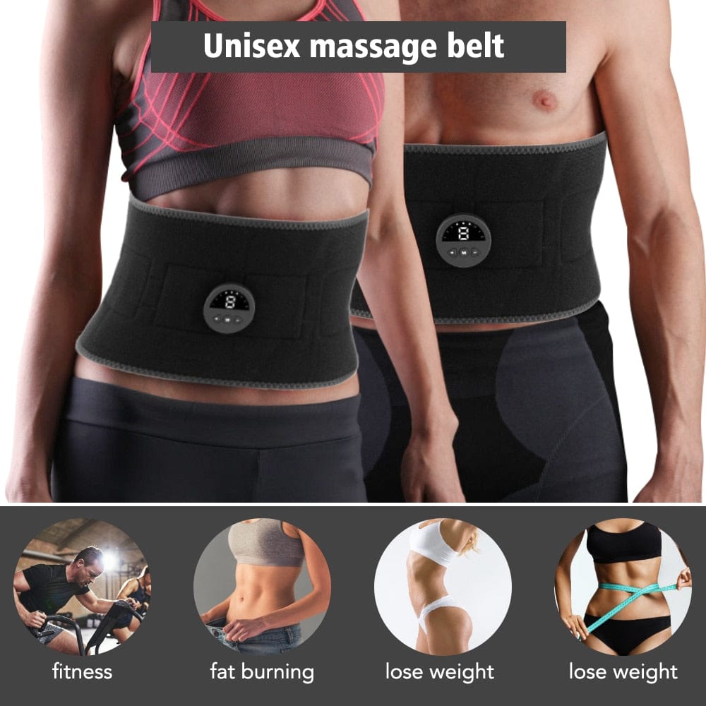 EMS Pulse Body Massager Belt Anti Celluite Smart Abdomen Muscle