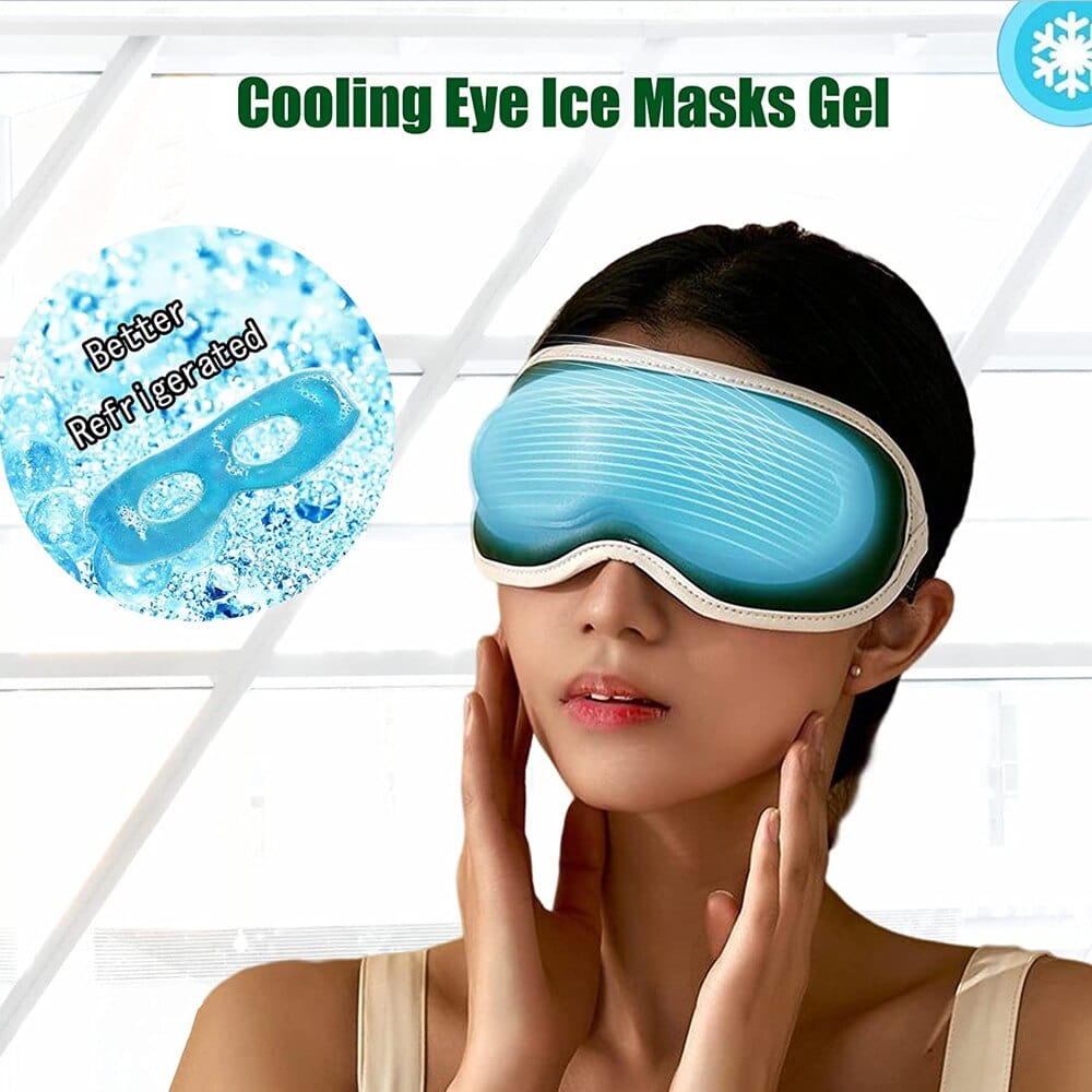 Electric Heated & Vibration Eye Massager Sleep Eye Mask Relieve Eye