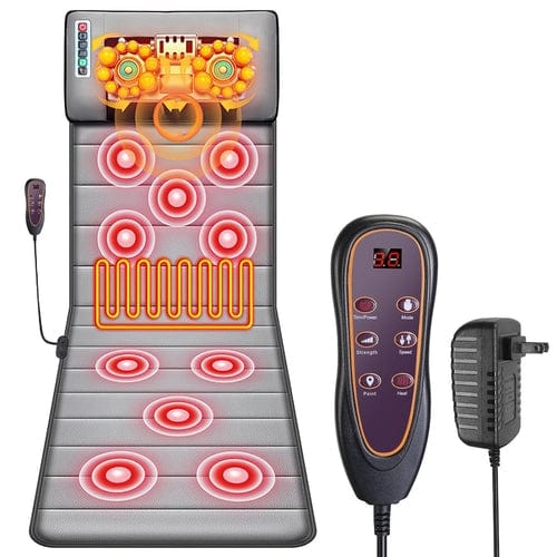 Full Body Electric Massage Mat with Heat Vibration Massage Pad Cushion