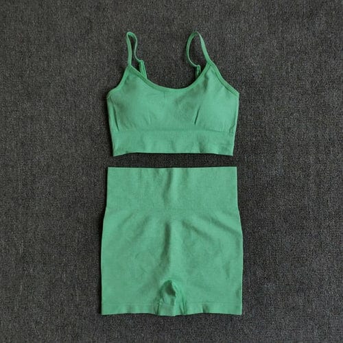 6 Colors Sports Suit Seamless Yoga Set Female Workout Clothes Medium