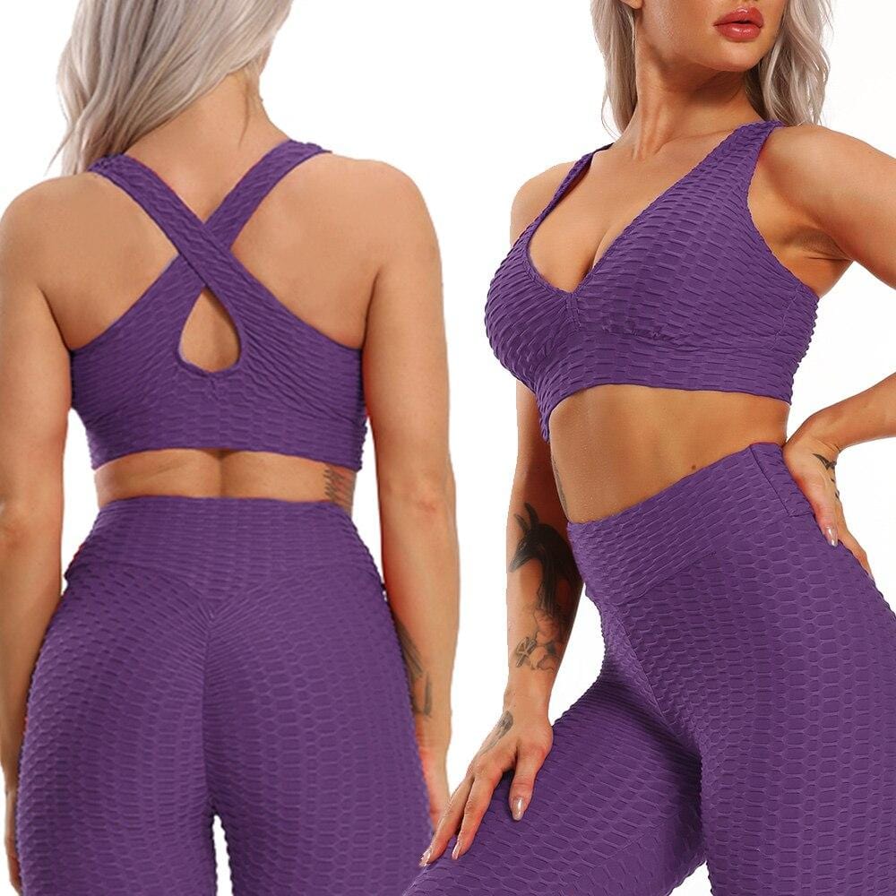 Yoga Sets Women Workout Clothes Dry Fit Sportswear Woman Fitness Suit