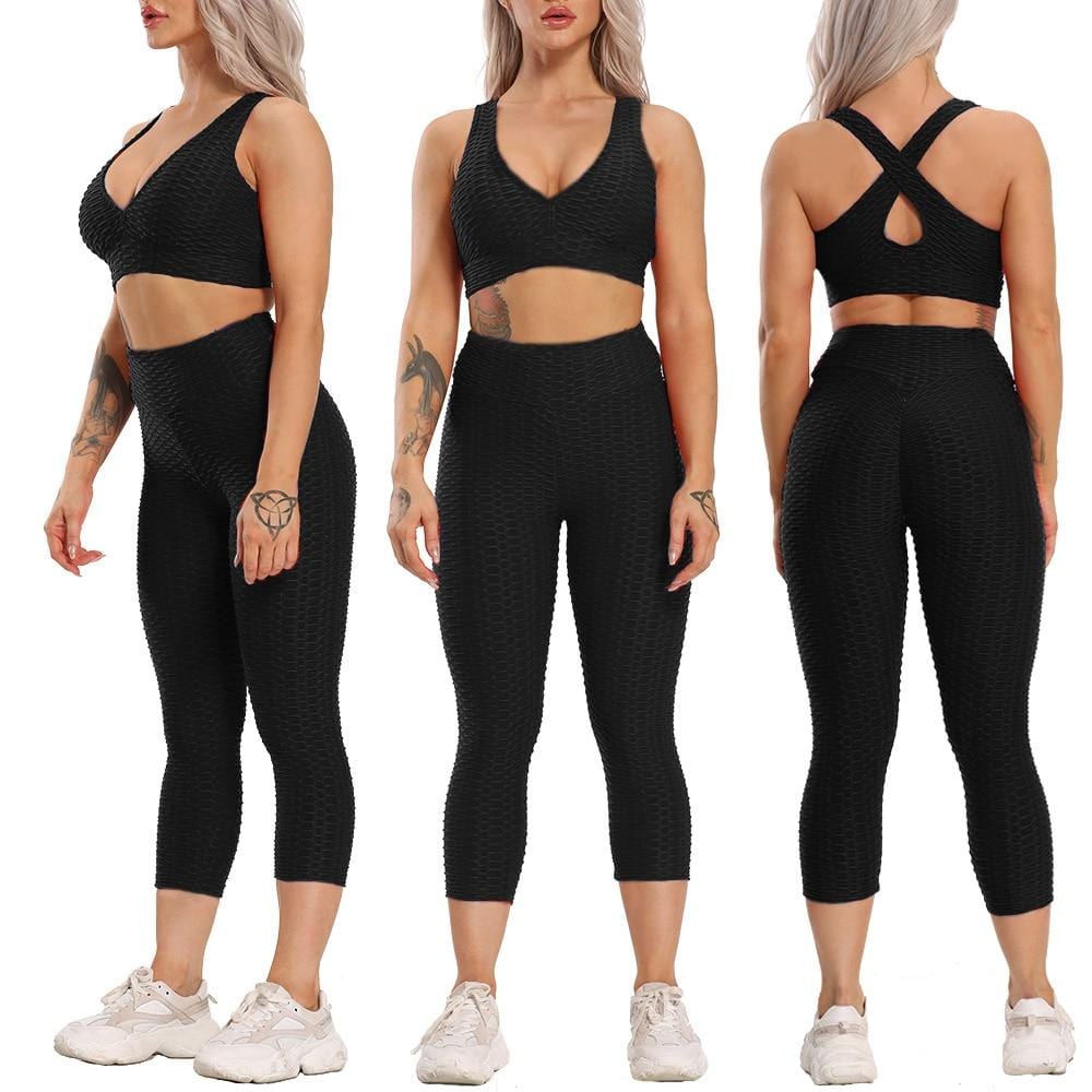 Yoga Sets Women Workout Clothes Dry Fit Sportswear Woman Fitness Suit