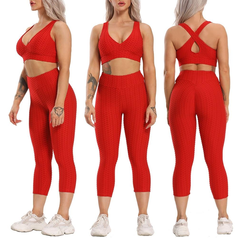 Yoga Sets Women Workout Clothes Dry Fit Sportswear Woman Fitness Suit