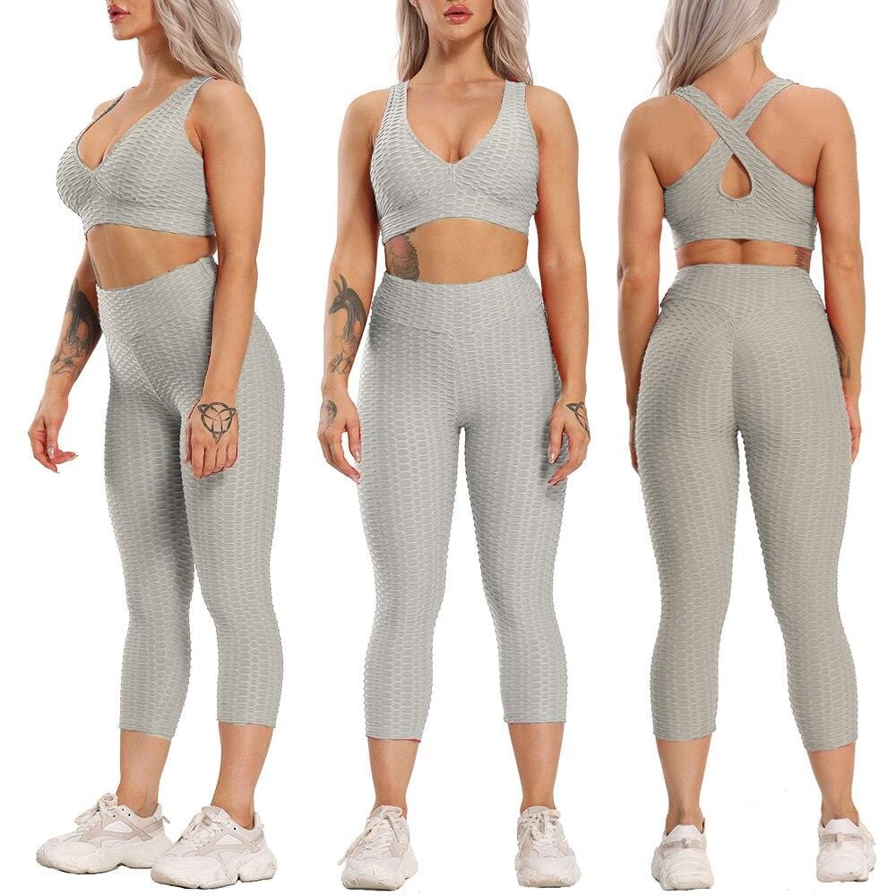 Yoga Sets Women Workout Clothes Dry Fit Sportswear Woman Fitness Suit