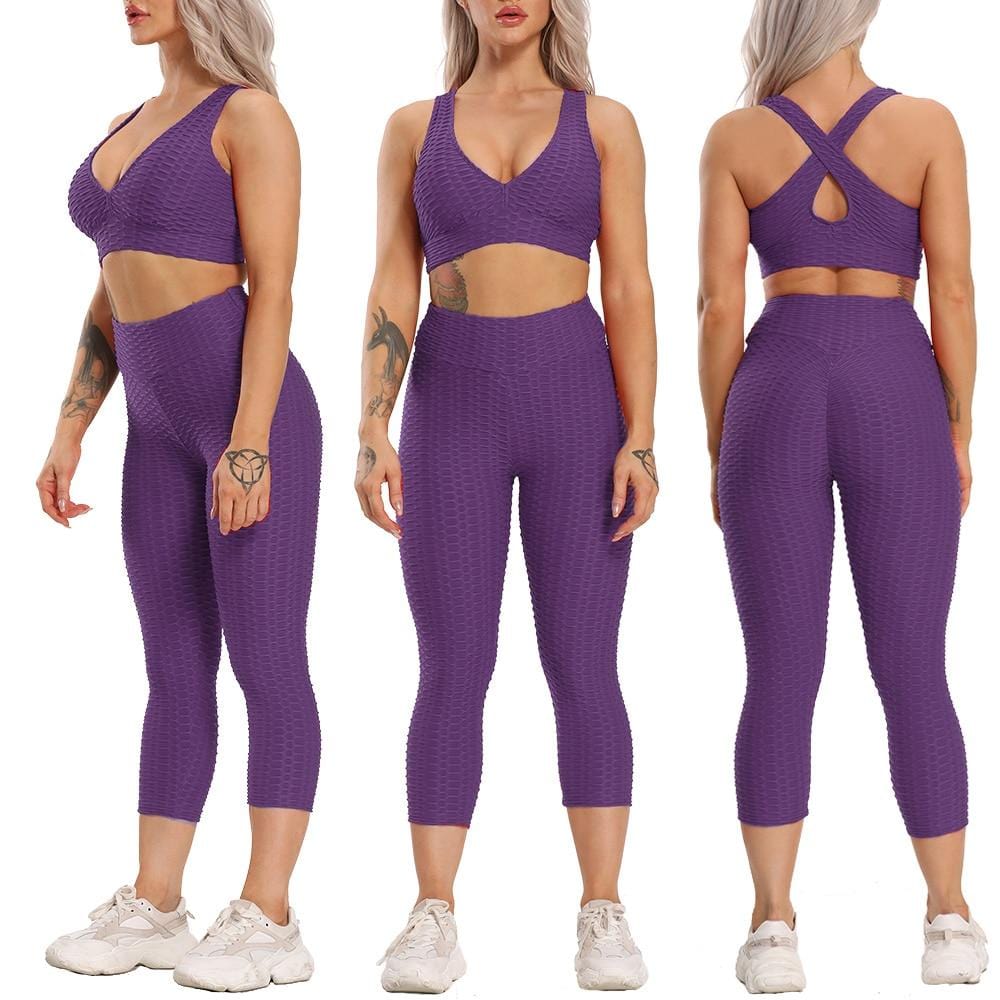 Yoga Sets Women Workout Clothes Dry Fit Sportswear Woman Fitness Suit