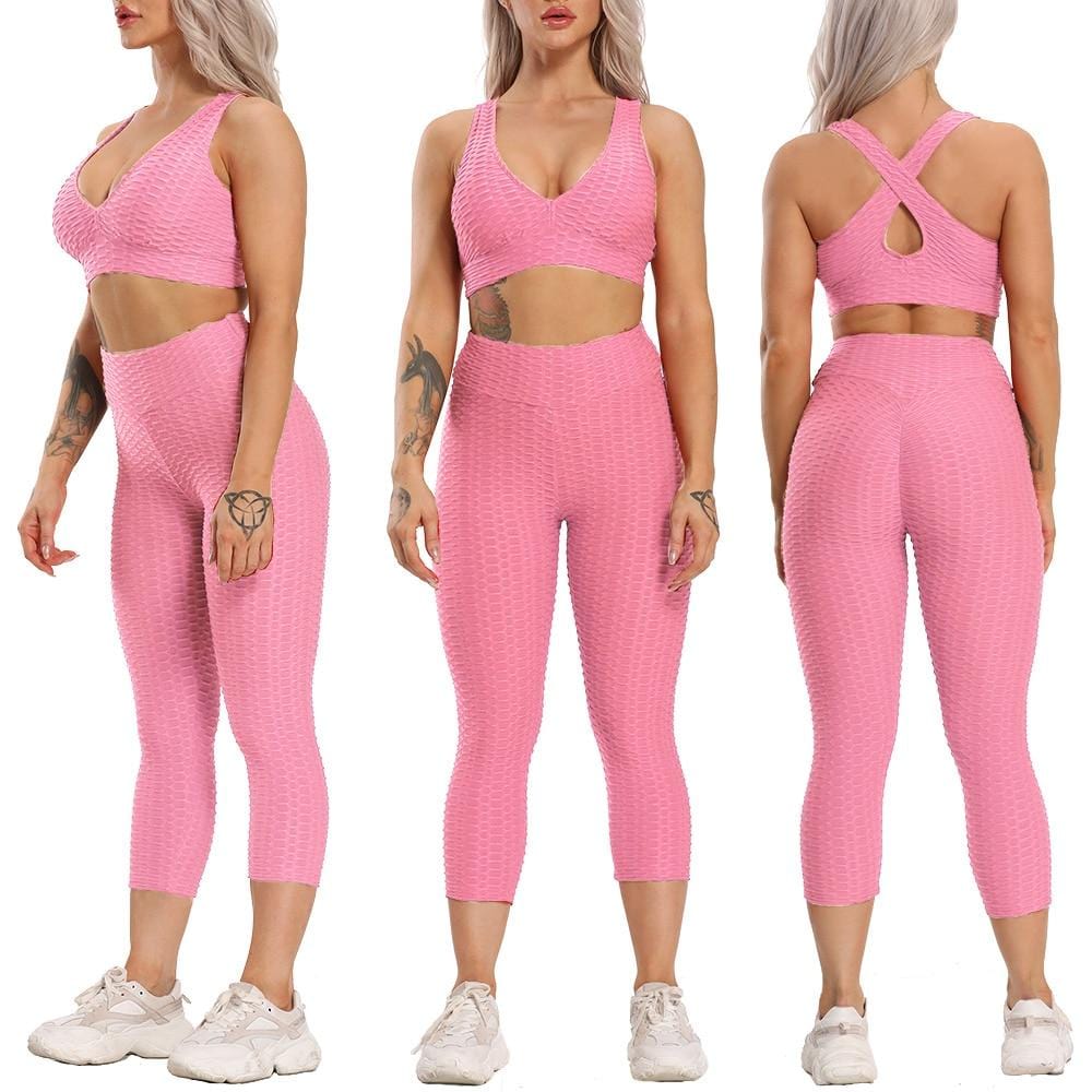 Yoga Sets Women Workout Clothes Dry Fit Sportswear Woman Fitness Suit