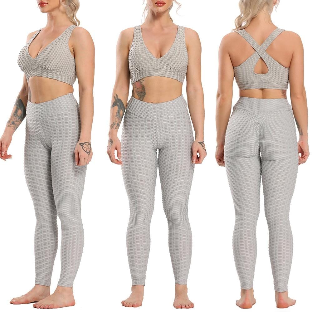 Yoga Sets Women Workout Clothes Dry Fit Sportswear Woman Fitness Suit