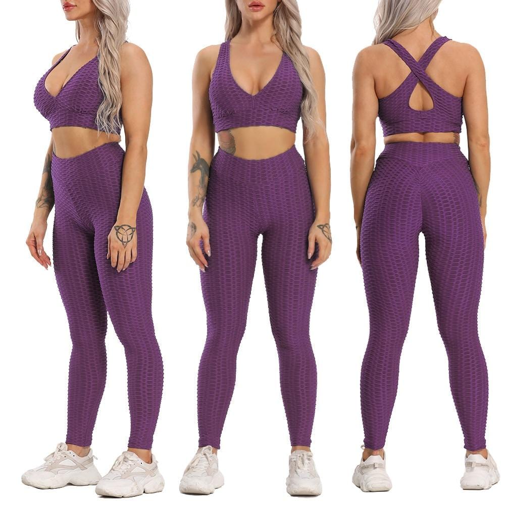 Yoga Sets Women Workout Clothes Dry Fit Sportswear Woman Fitness Suit