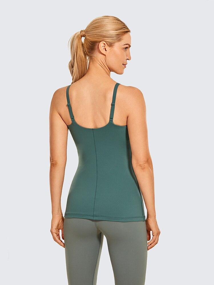 Workout Tank Top for Women Adjustable Spaghetti Strap Athletic Yoga