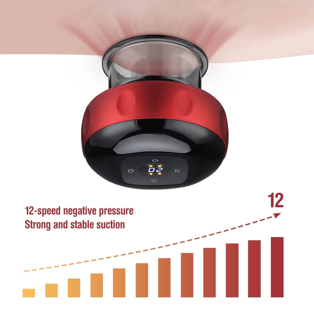 "Smart EMS Cupping Massage Device for Anti-Cellulite, Fat Burning, and Slimming: Utilizing Vacuum Suction Cups and Therapy Jars to Dispel Dampness." - Comfortable Neck and Body Massager onlin