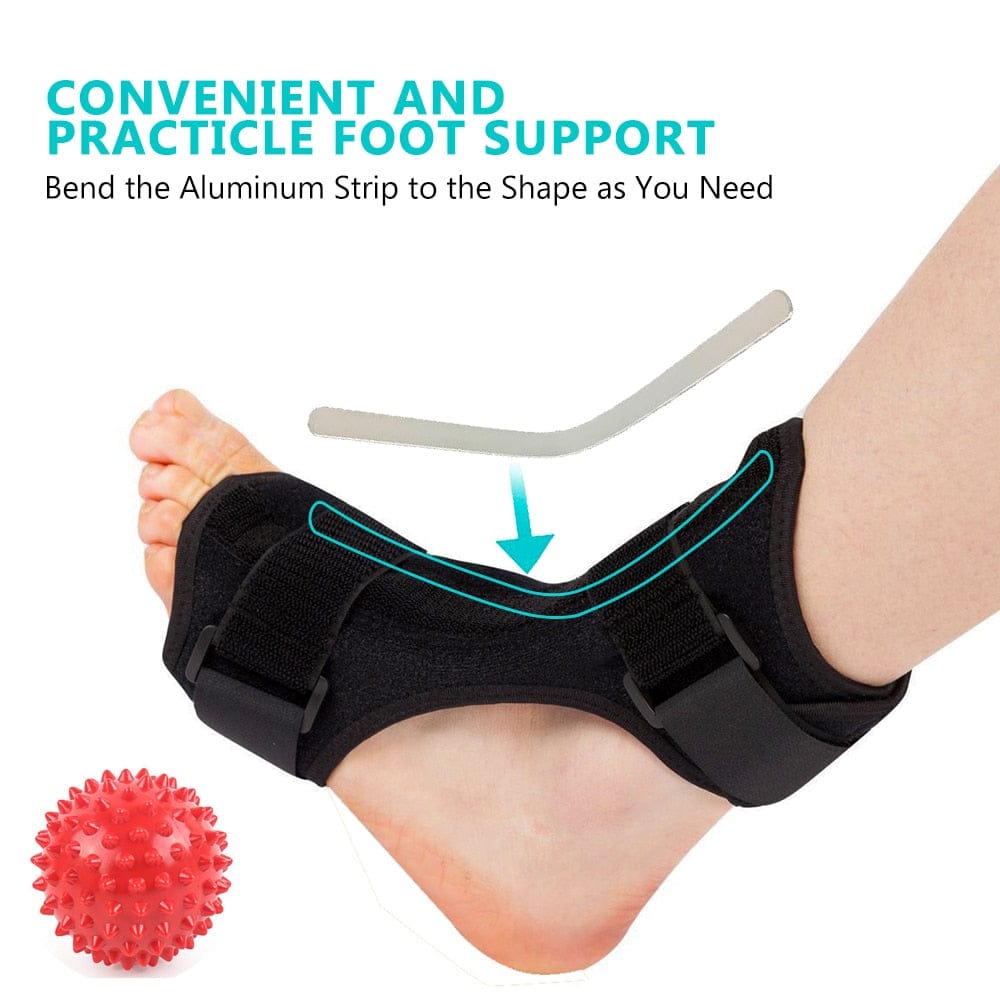 "Find Relief with Adjustable Foot Stabilizer Support and Massage Ball - Perfect for Plantar Fasciitis and More!" - Comfortable Neck and Body Massager online | Shop Now!