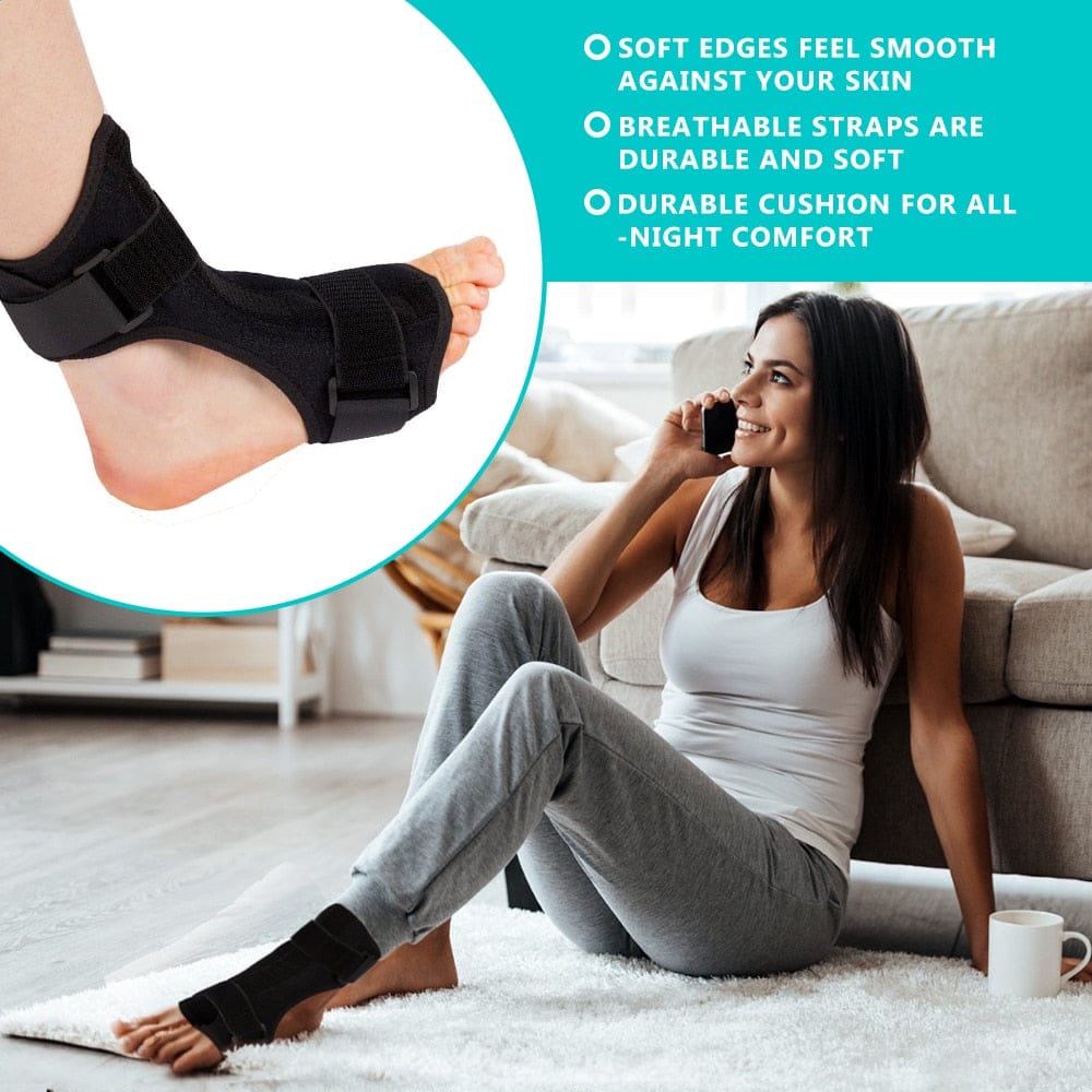 "Find Relief with Adjustable Foot Stabilizer Support and Massage Ball - Perfect for Plantar Fasciitis and More!" - Comfortable Neck and Body Massager online | Shop Now!