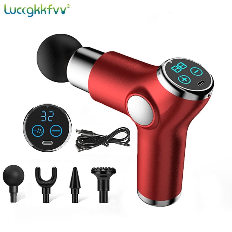 "Massage Gun - Good For Your Pain Relief Body And Neck Vibrator Fitness - Now Available"" - Comfortable Neck and Body Massager online | Shop Now!