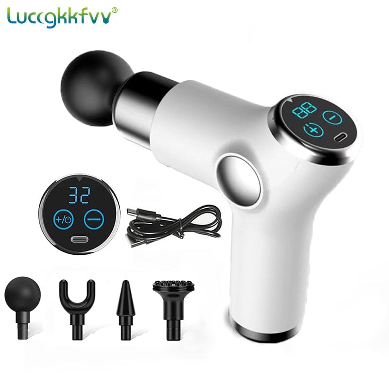 "Massage Gun - Good For Your Pain Relief Body And Neck Vibrator Fitness - Now Available"" - Comfortable Neck and Body Massager online | Shop Now!