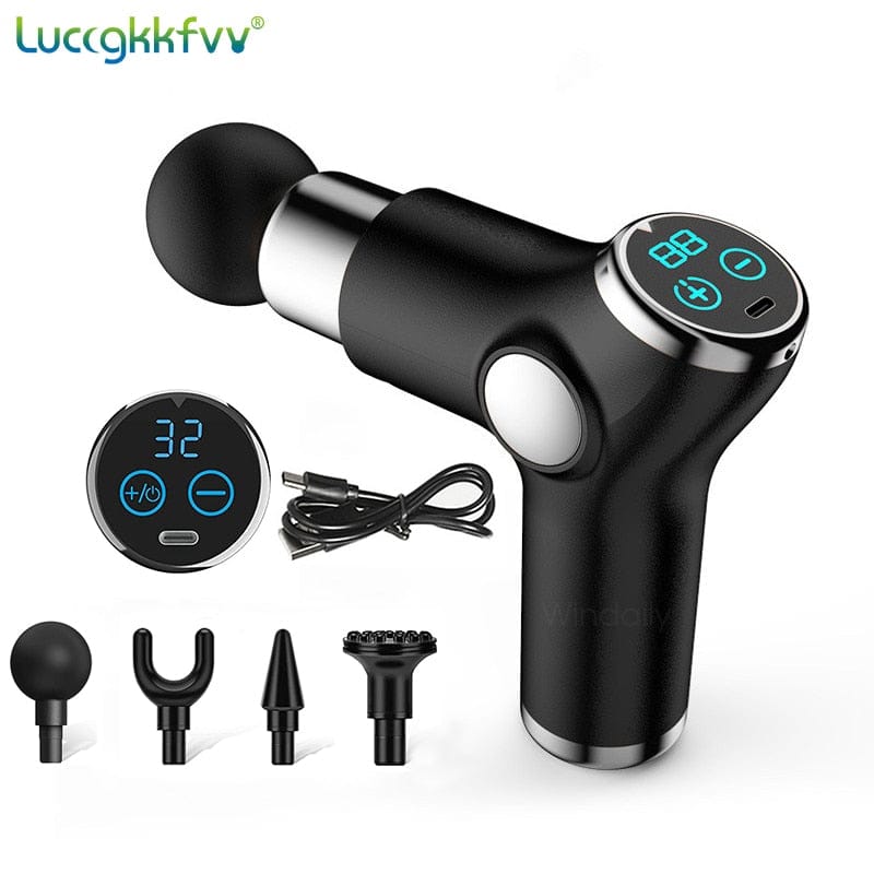 "Massage Gun - Good For Your Pain Relief Body And Neck Vibrator Fitness - Now Available"" - Comfortable Neck and Body Massager online | Shop Now!